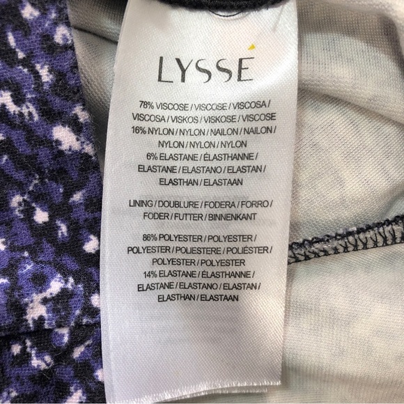 Lysse Fit Crosshatch Print High Waist Leggings S - Picture 7 of 10